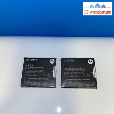 3 x Genuine ORIGINAL Motorola BP6X SNN5843 for MB501 MB-501 QUENCH BP6X Battery