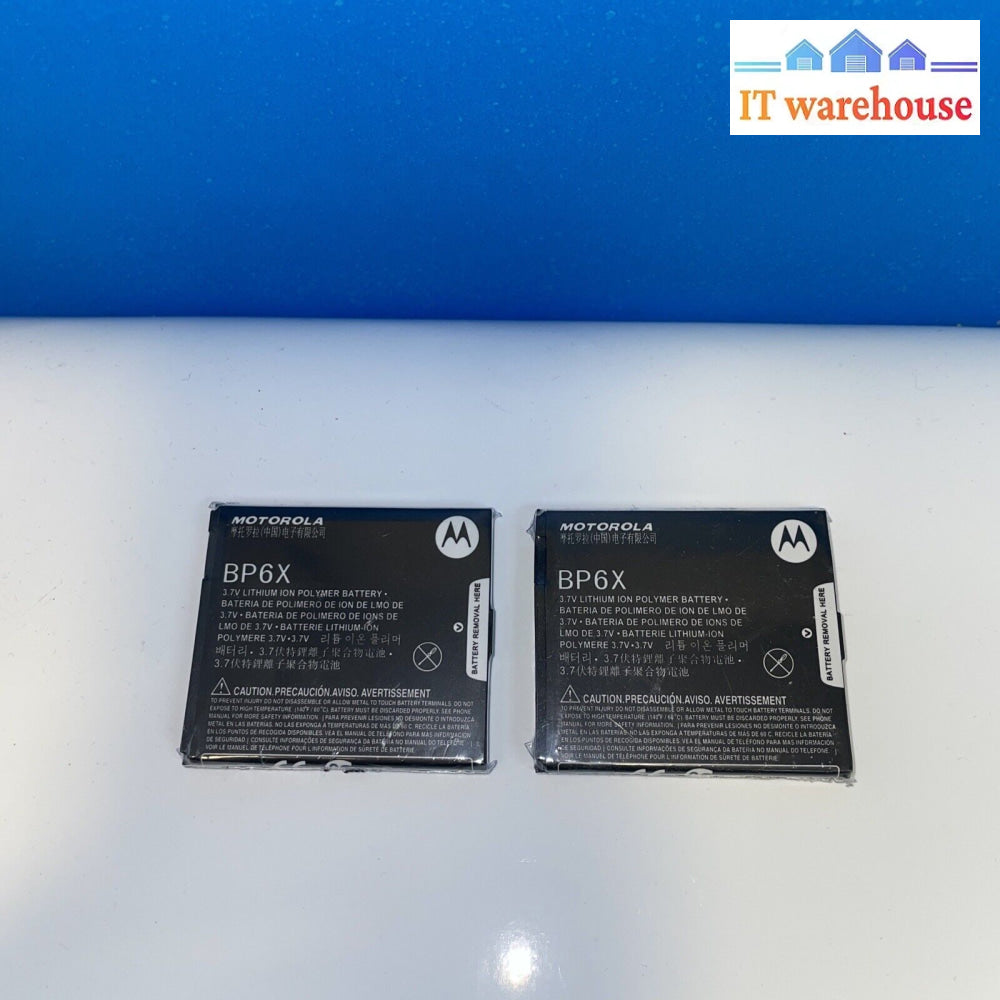 3 X Genuine Original Motorola Bp6X Snn5843 For Mb501 Mb-501 Quench Battery