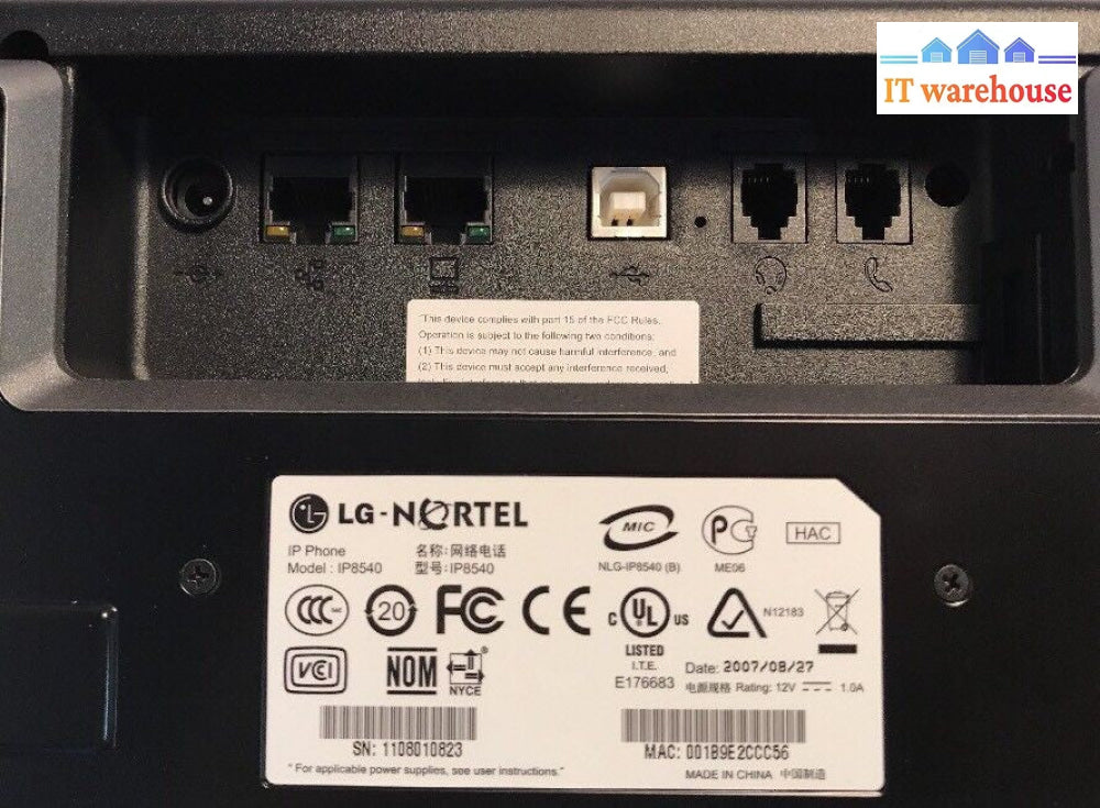 *  3  x  NEW LG-Nortel IP8540 Touchscreen Office IP Phone  @@@