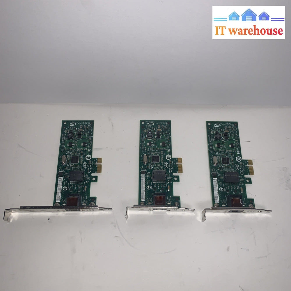 3 x  Single Port PCIe 10/100/1000 Gig Network Card