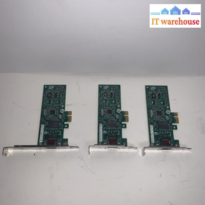 3 x  Single Port PCIe 10/100/1000 Gig Network Card