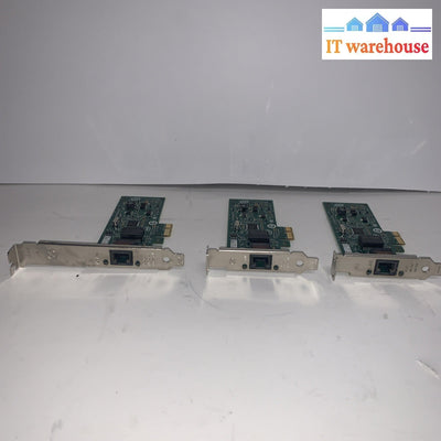 3 x  Single Port PCIe 10/100/1000 Gig Network Card