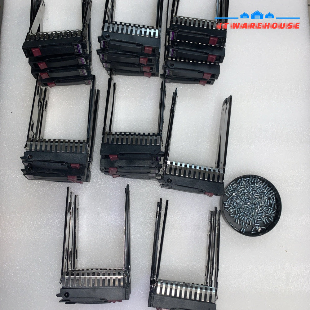 (31x) HP ProLiant G5 G6 G7 500223-001/002 2.5” SAS/SATA Hard Drive Caddy + screw