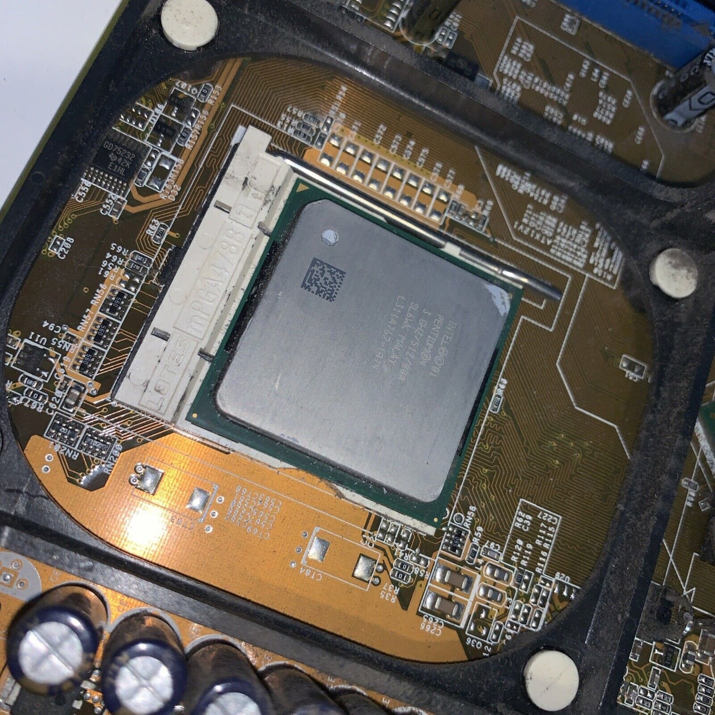 Vintage Asus P4P800 SE Socket 478 Motherboard ATX Intel P4 3.0GHZ