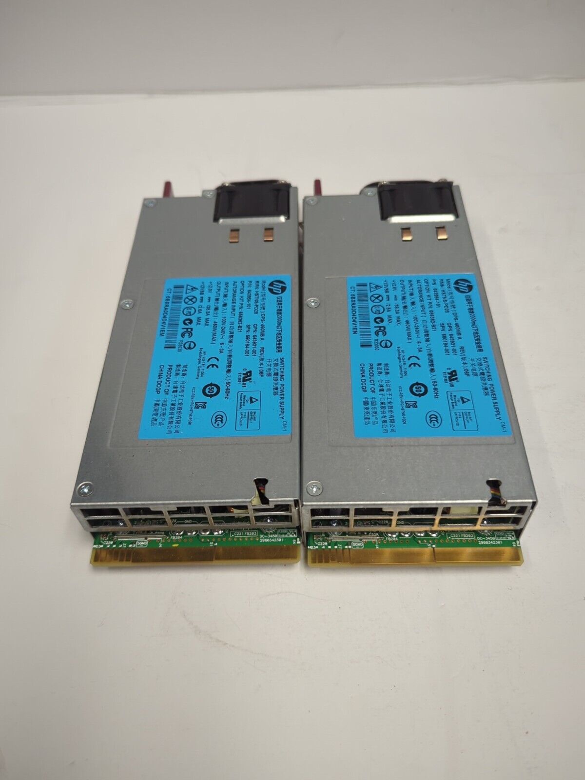 2x HP DPS-460MB 460W Power Supply 643931-001 643954-101 656362-B21 -