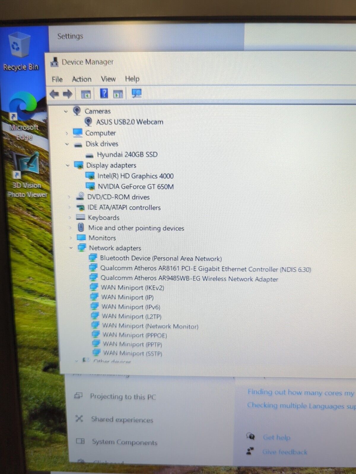 (GRADE A) ASUS N56V 15.6" Laptop Intel i7-3610QM CPU/16GB RAM/240GB SSD/Win 10 -