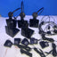 Lot of 5 Plantronics Wireless Headset DECT C054 stand charger & AC adapters