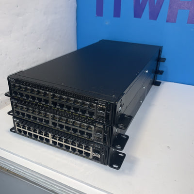 Lot Of 3 Dell X1026P Series 26-Port Gigabit POE Managed Network Switch W/ Ears