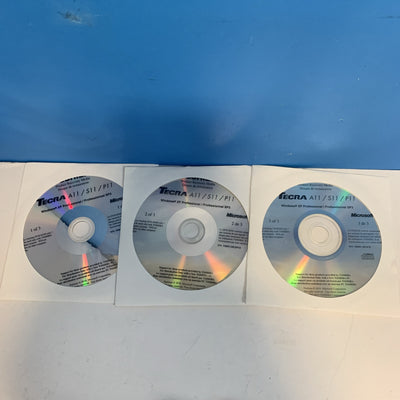 Operating System Windows  Recovery CD for Toshiba Tecra A11/S11/P11