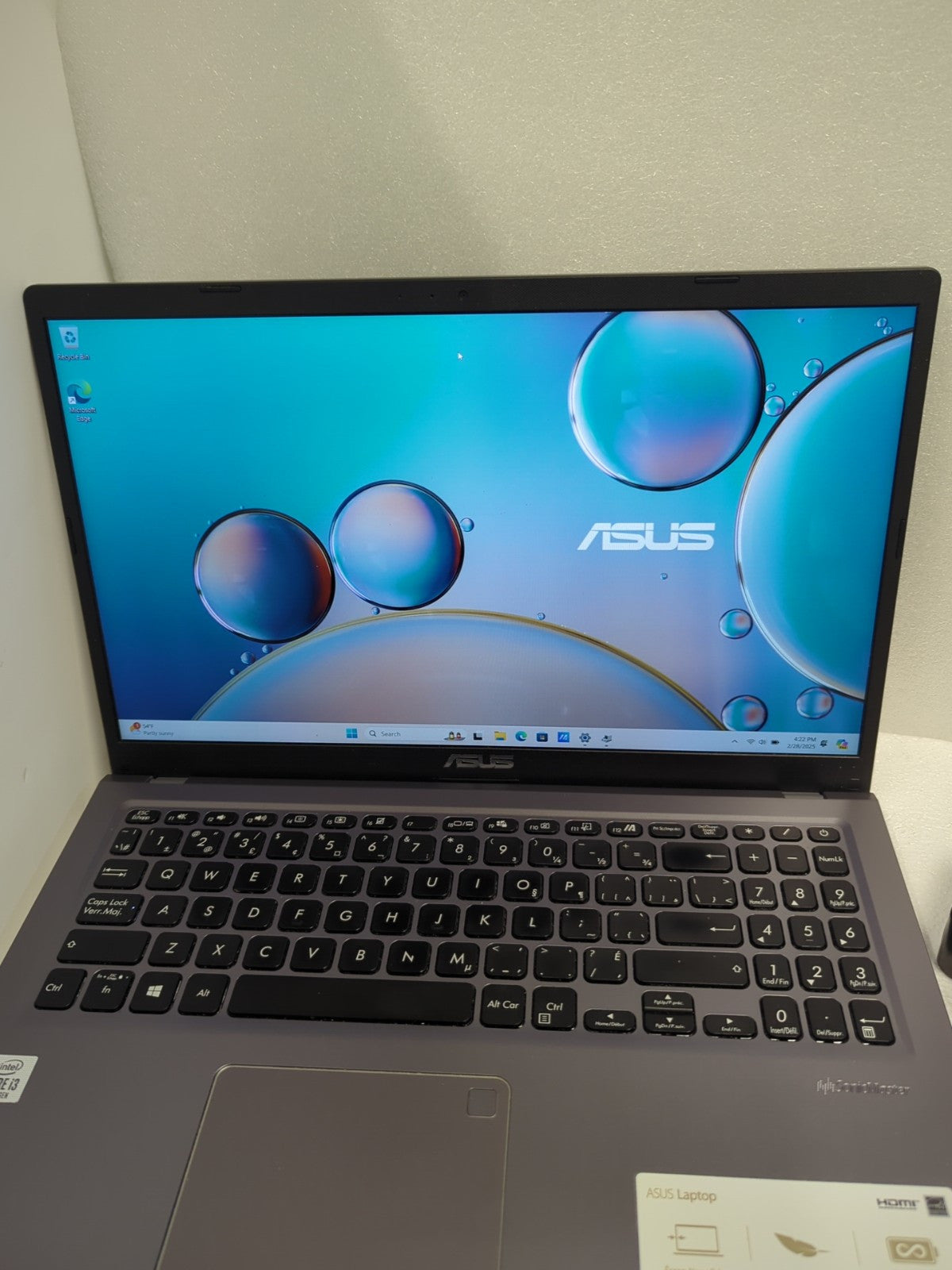 ASUS Vivobook X515J 15.6" LAPTOP  i3-1005G1 CPU/8GB Ram/256GB SSD/Win11 (*Read)-