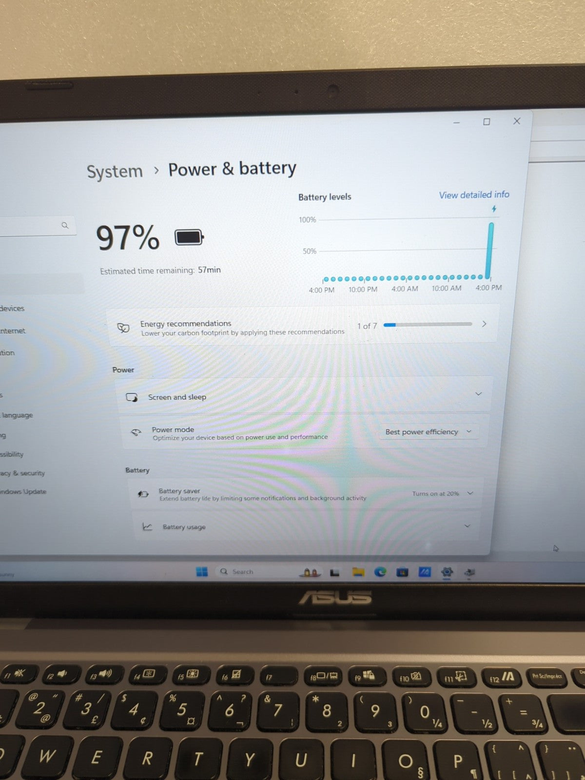 ASUS Vivobook X515J 15.6" LAPTOP  i3-1005G1 CPU/8GB Ram/256GB SSD/Win11 (*Read)-