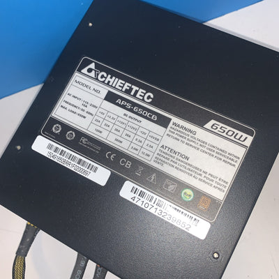 CHIEFTEC A-135 Series APS-650CB 650W Power Supply (4+4 CPU, 6+2 PCI-E)
