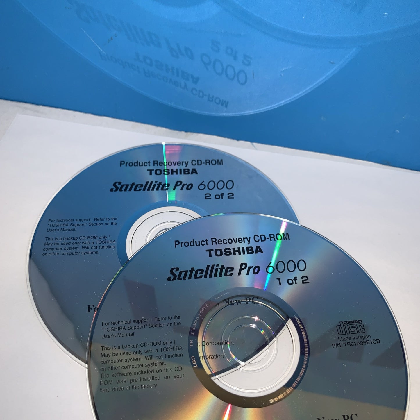Operating System Windows  Recovery CD for Toshiba Satellite Pro 6000