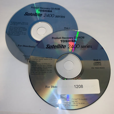 Operating System Windows  Recovery CD for Toshiba Satellite 2400 Series