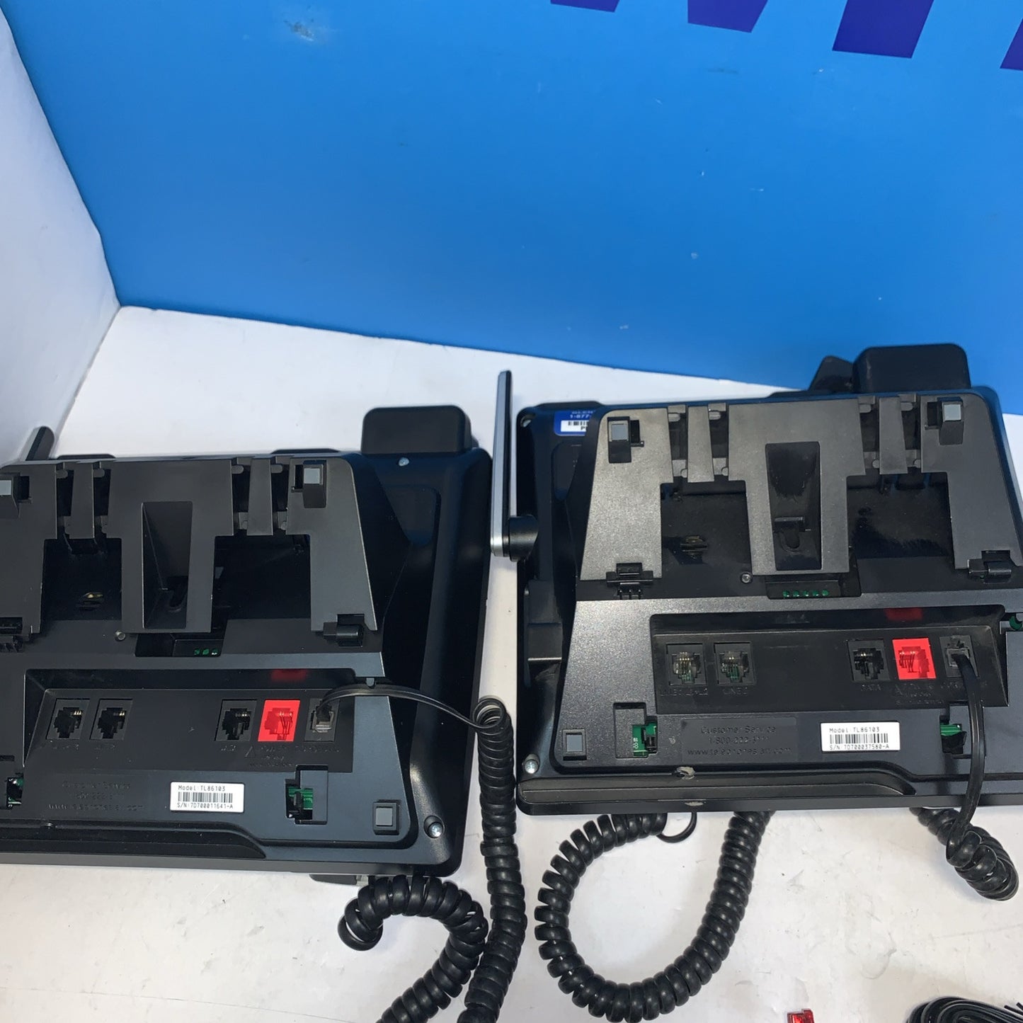 2x AT&T TL86103 DECT 6.0 Connect to Cell 2 Line Answering System with Caller ID