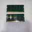 Lot of 2 Transcend 2GB 2RX8 DDR2 800  PC6400 800MHZ laptop memory