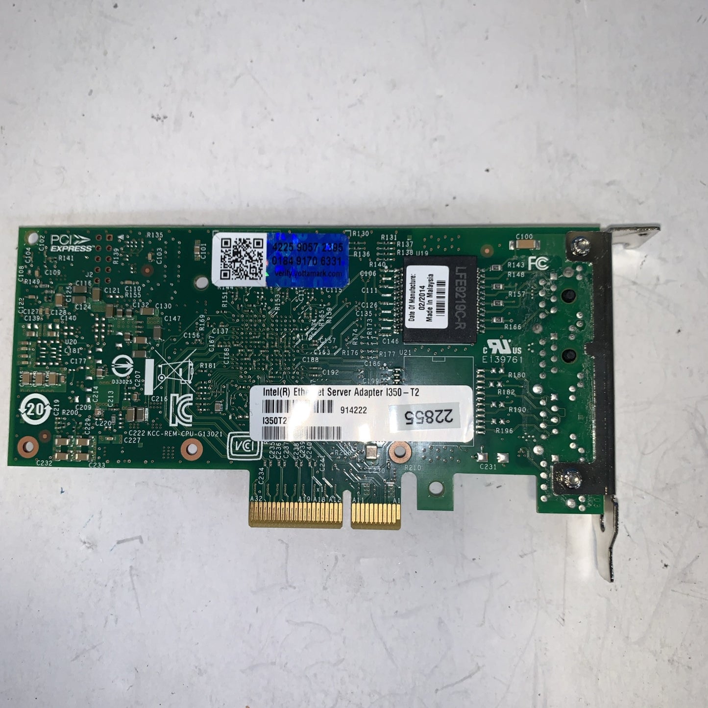 (2x) Intel I350-T2 I350AM2 I350T2V2BLK Dual Port 1Gbs Network Adapter