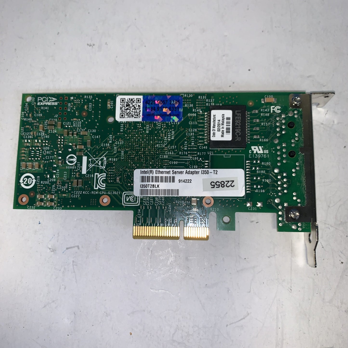 (2x) Intel I350-T2 I350AM2 I350T2V2BLK Dual Port 1Gbs Network Adapter