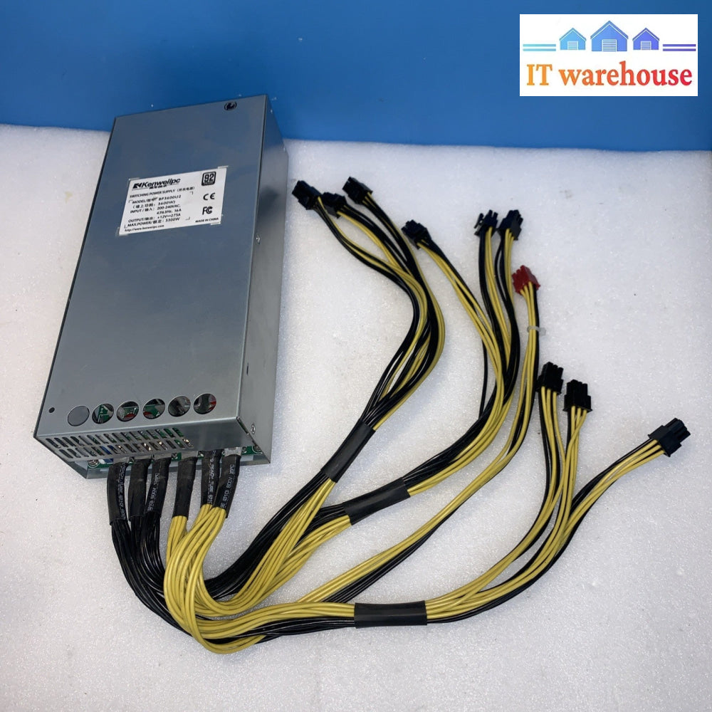3600W Kenweiipc BP3600U2 ASIC 10 x 6-Pin Switching Power Supply