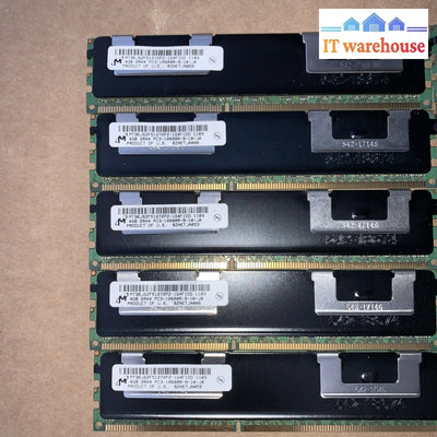 36GB (9x4GB) Micron PC3-10600R MT36JSZF51272PZ-1G4F1DD SERVER RAM