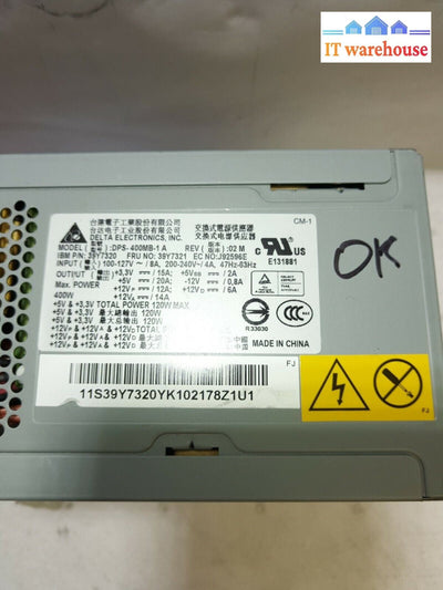 -  39Y7321 39Y7320 DPS-400MB-1 IBM X206M X3200 ThinkServer  Power Supply