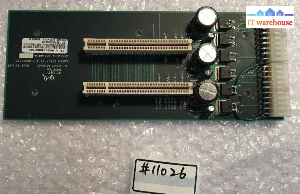 * 3COM SUPER-STACK II NCP BACKPLANE 600-0016-01.A