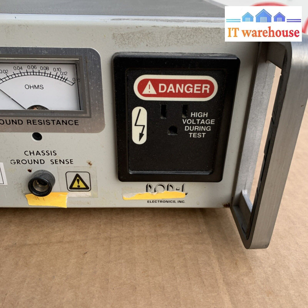 3GG ROD-L M25 25 A Output Current 0-0.15 Ohms Ground Continuity Tester (#A)