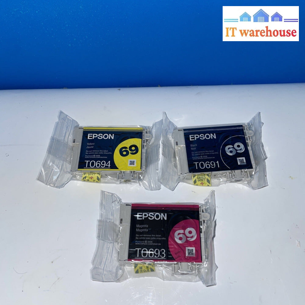3PK T0691   T0693  T0694 COLOR Ink Cartridge Epson  printer