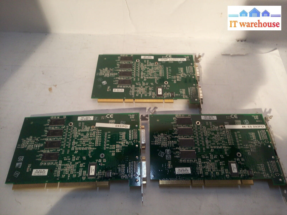 -3x 10-DX2-01 Planner Dome Medical Imaging Dual DVI  Video Card 944-0616-05A