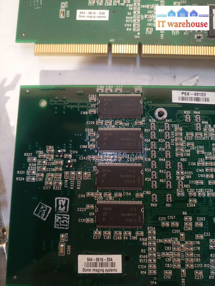 -3x 10-DX2-01 Planner Dome Medical Imaging Dual DVI  Video Card 944-0616-05A
