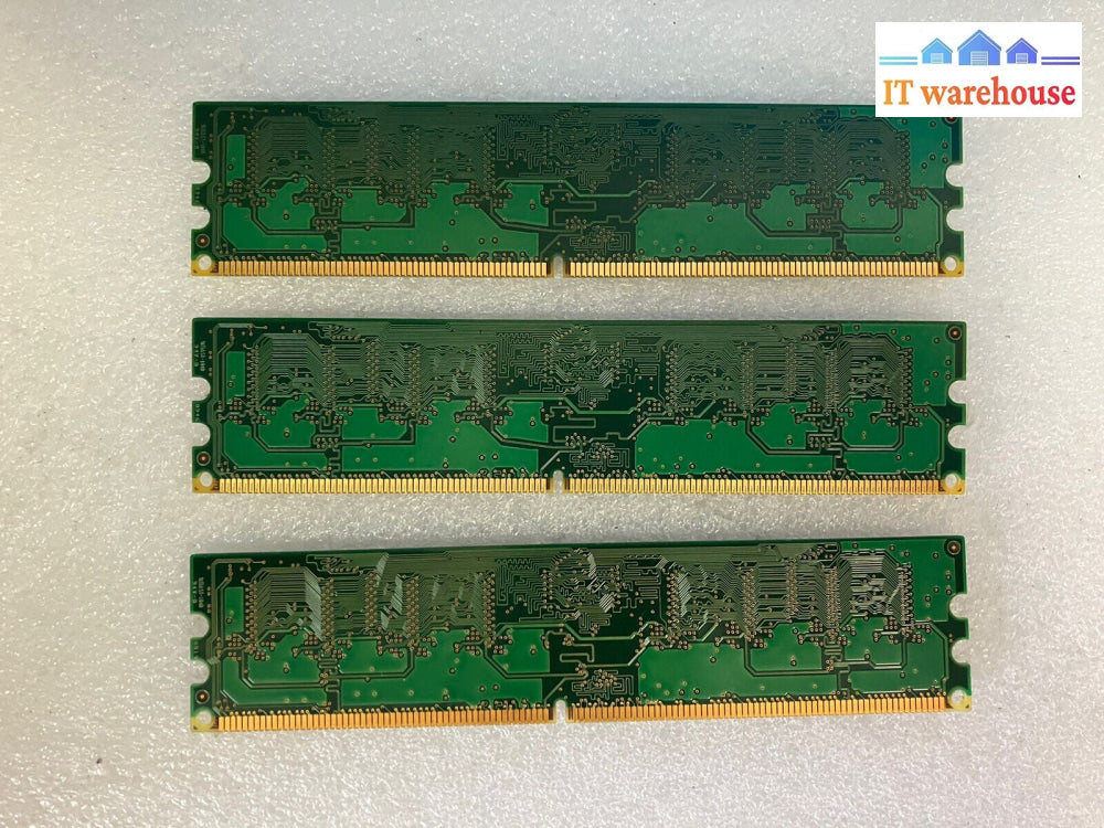 ~ (3x 1GB) Samsung 1GB 1Rx8 PC2-6400U-666-12-ZZ M378T2863 CF7 Desktop Memory RAM