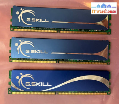 (3x 2GB) G.SKILL PC2-6400 DDR2-800 F2-6400CL5D-4GBPQ DIMM RAM Memory ~