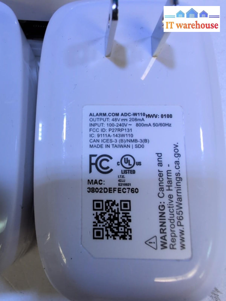 3x Alarm.com ADC-W110 PoE Ethernet to WiFi Bridge for Home Devices Tested -