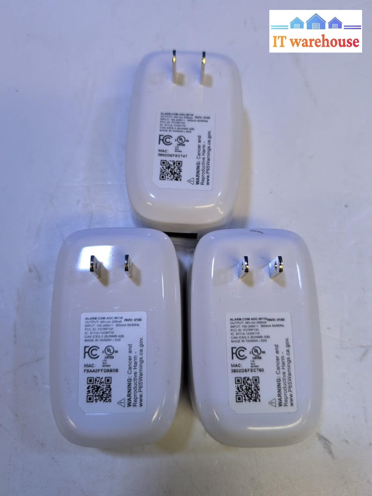 3x Alarm.com ADC-W110 PoE Ethernet to WiFi Bridge for Home Devices Tested -