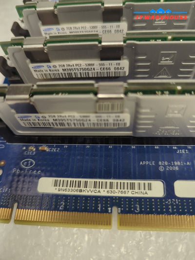 3x Apple Mac Pro Memory Riser PBA D37706-501 630-7667 w/ 14GB RAM -