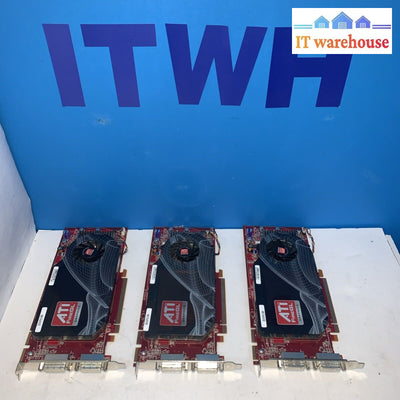 (3x) Barco ATI FireGL MXRT 5200 512MB GDDR4 2-DVI Full Video Card 102B1011021