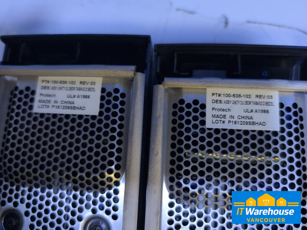 3x Front Panel/Bezel 100-538-101 100-538-102 For Dell EMC 2U TAE Server(No Key)-