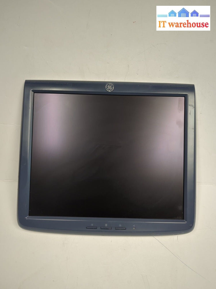 3x GE LOGIQ 2009 19” LCD Monitors  GA700 W/Power Cable (No Adapter, *Read*) -