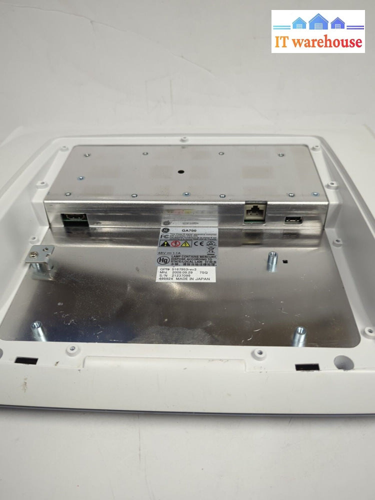 3x GE LOGIQ 2009 19” LCD Monitors  GA700 W/Power Cable (No Adapter, *Read*) -