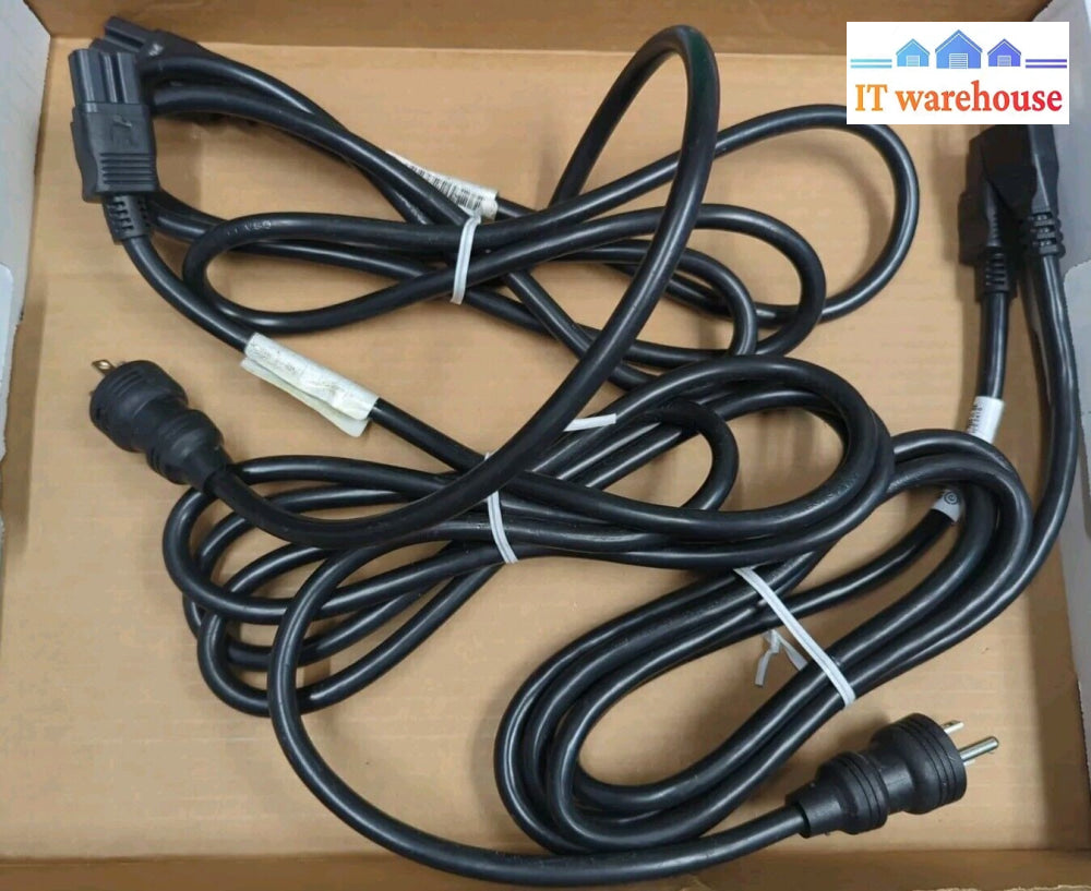 3x Genuine 8121-0973 POWER CORD CABLES 14 AWG 2.5M 8.2 FT, BLACK FOR PROCURVE -