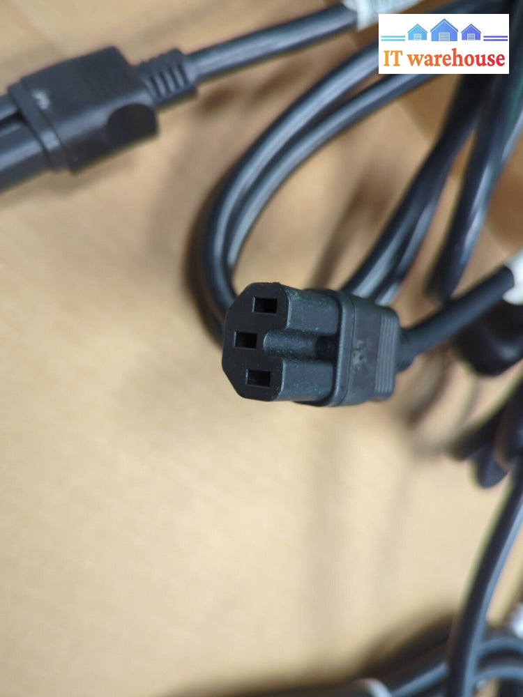 3x Genuine 8121-0973 POWER CORD CABLES 14 AWG 2.5M 8.2 FT, BLACK FOR PROCURVE -