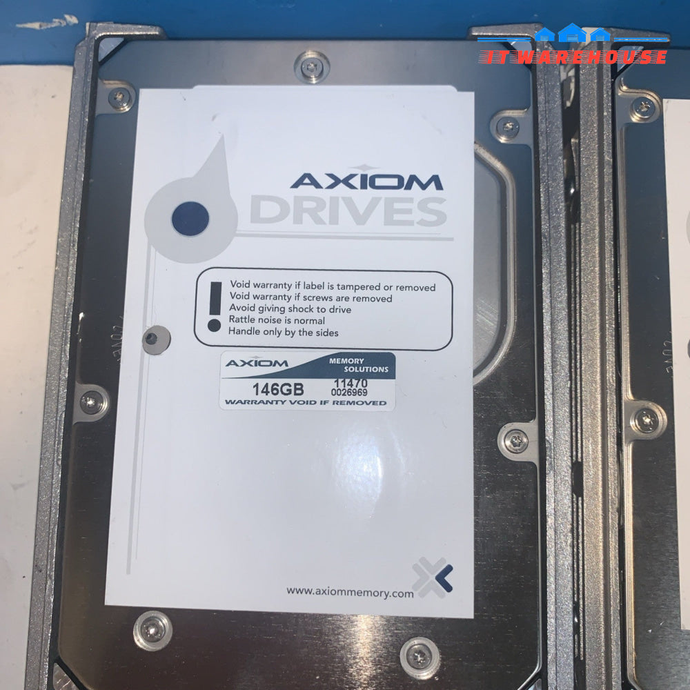 3x HP 146Gb SCSI U320 10K Hot Swap HDD with caddy
