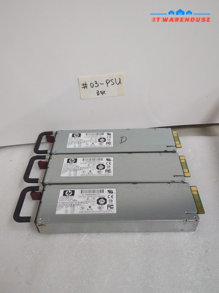 (3x) HP PROLIANT DL360 G3 DL380 G4 325W SERVER PSU POWER SUPPLY UNIT 280127-001