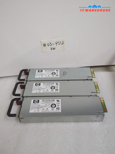 (3x) HP PROLIANT DL360 G3 DL380 G4 325W SERVER PSU POWER SUPPLY UNIT 280127-001