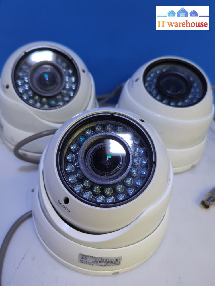3x ICRealtime ICR-300H3W NTSC LEN 2.8-12mm Indoor/Outdoor  IR Dome