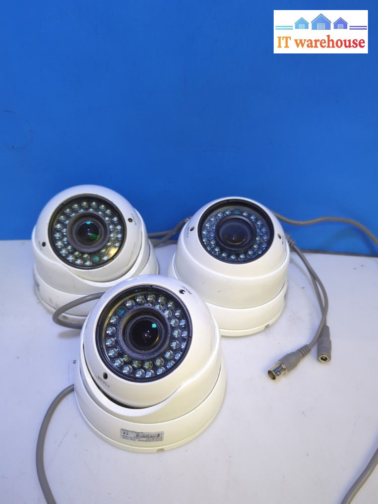 3x ICRealtime ICR-300H3W NTSC LEN 2.8-12mm Indoor/Outdoor  IR Dome