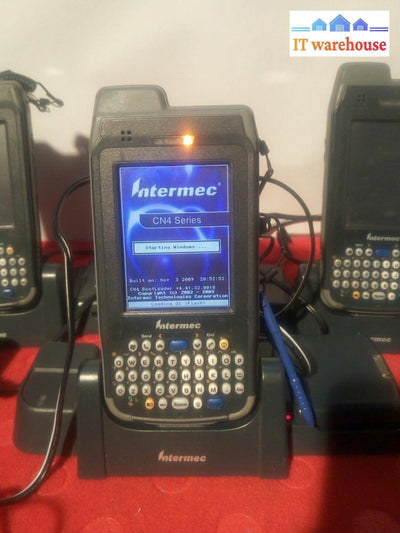 - 3x  Intermec CN4 Mobile Computer WITH AD10 CHARGER AND EXTRA BATTERY  