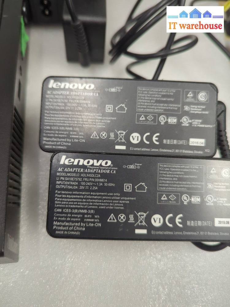 3x Lenovo ThinkCentre M73 Tiny PC  i5-4570T/8GB RAM/240GB SSD/AC/NO OS (*READ)