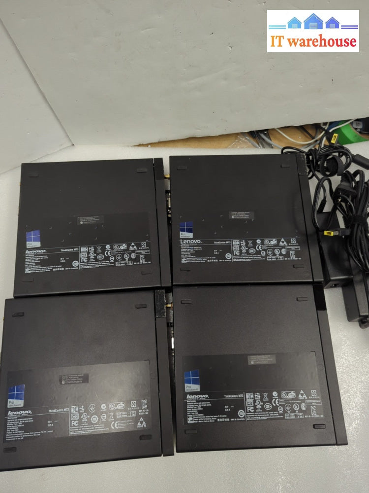 3x Lenovo ThinkCentre M73 Tiny PC  i5-4570T/8GB RAM/240GB SSD/AC/NO OS (*READ)