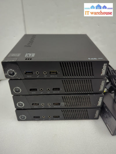 3x Lenovo ThinkCentre M73 Tiny PC  i5-4570T/8GB RAM/240GB SSD/AC/NO OS (*READ)